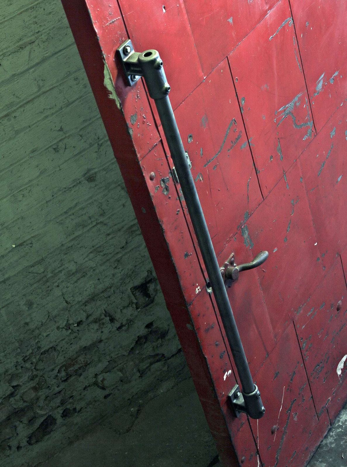 Washington Industrial Dark Steel Pipe Door Pull Handle   Bespoke Industrial Domestic And Commercial Fixtures And Fittings photo for sale