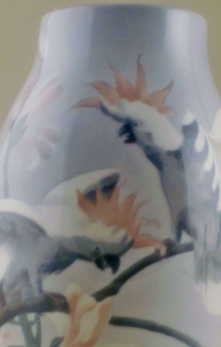 Karl Lindstrom For Rörstrand Unique Art Nouveau Vase In Porcelain photo furniture