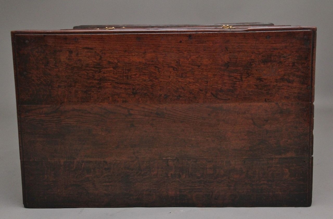photo furniture Early 18th Century Oak Moulded Front Chest Of Drawers From The Stuart Period