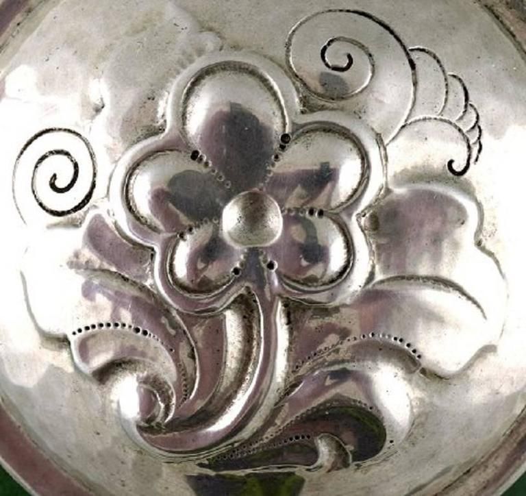 Gunnar Nylund, Rörstrand Art Deco "Plano" Vase In Ceramics With Art Nouveau Lid photo vinterior