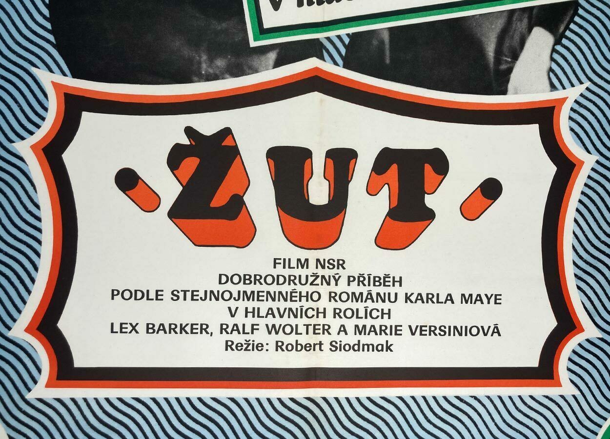 Movie Poster, The Yellow One, Dobroslav Foll, 1978 photo vinterior