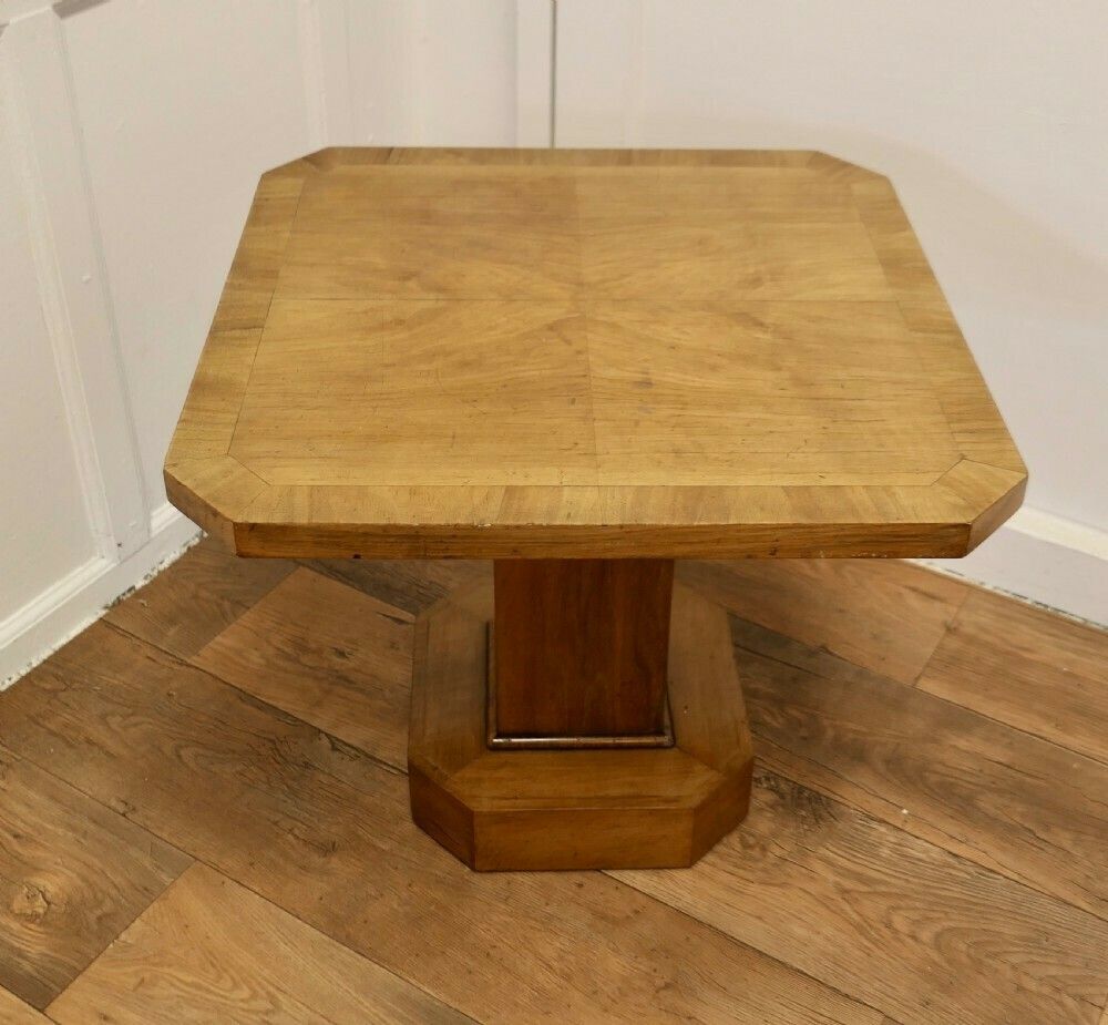 Odeon Style Art Deco Maple Coffee Table photo furniture