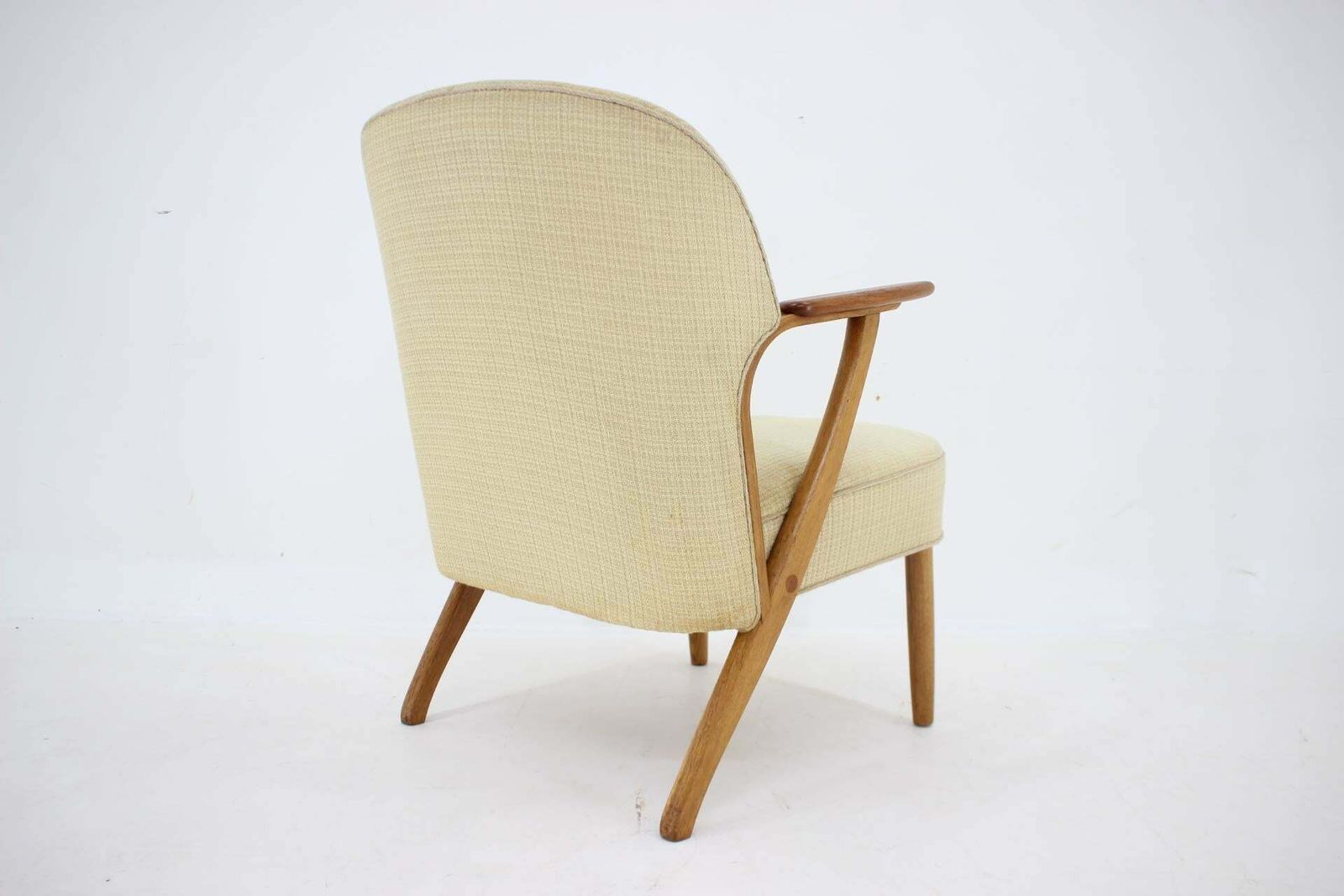 photo for sale 1950s Chresten Findahl Brodersen Armchair In Oak, Denmark