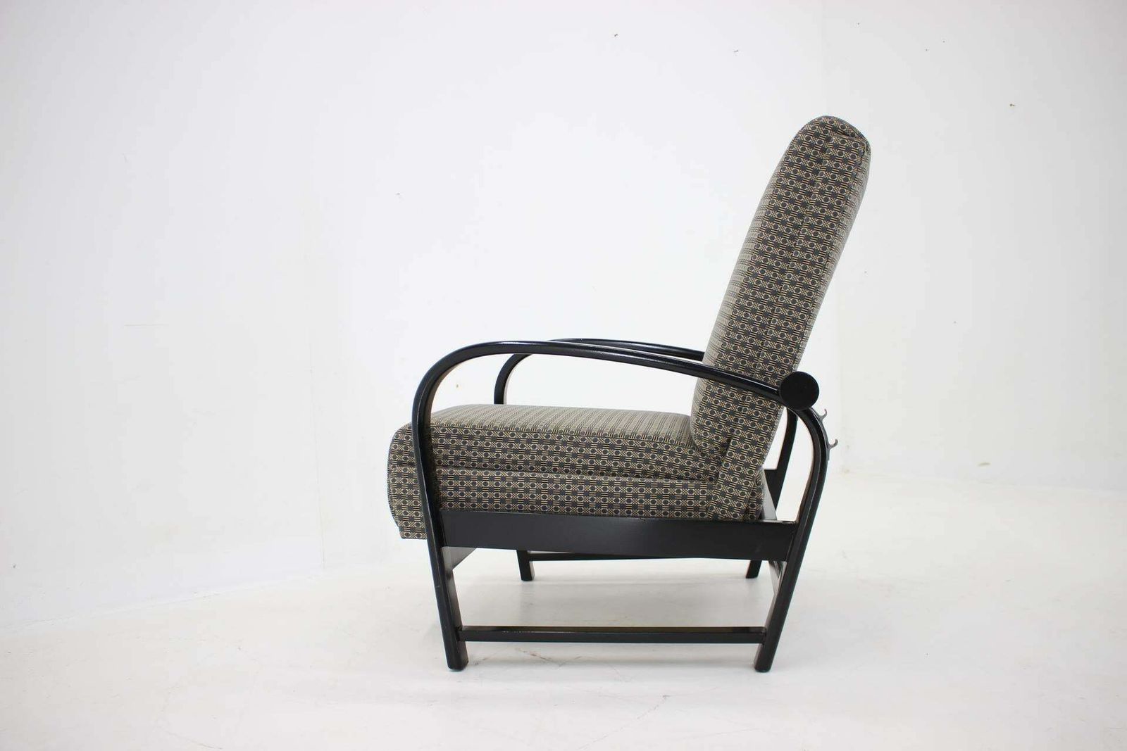 Furniture 1940s Kropacek Kozelka Adjustable Armchair, Czechoslovakia photo