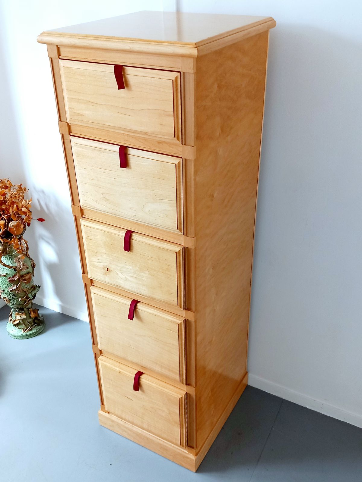 Maple Chest Of 5 Drawers, Mid 20th Century photo furniture