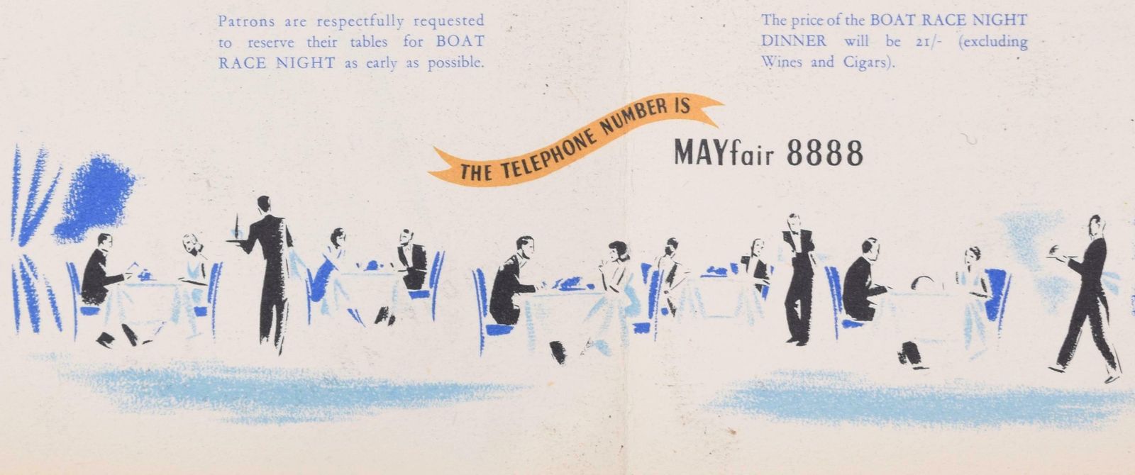 Brownbridge Boat Race At The Dorchester 1939 Poster Oxford And Cambridge By Brownbridge 1939 photo vinterior