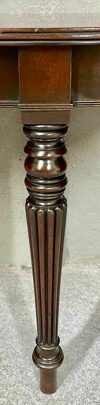 photo furniture Good Quality Pair Of George IV Mahogany Console Tables