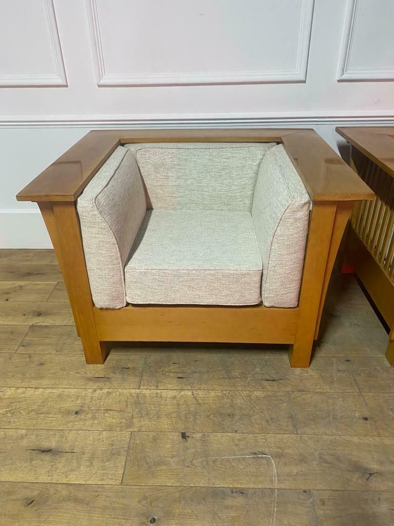 Pair Of French Mid Century Modern Armchairs photo vinterior