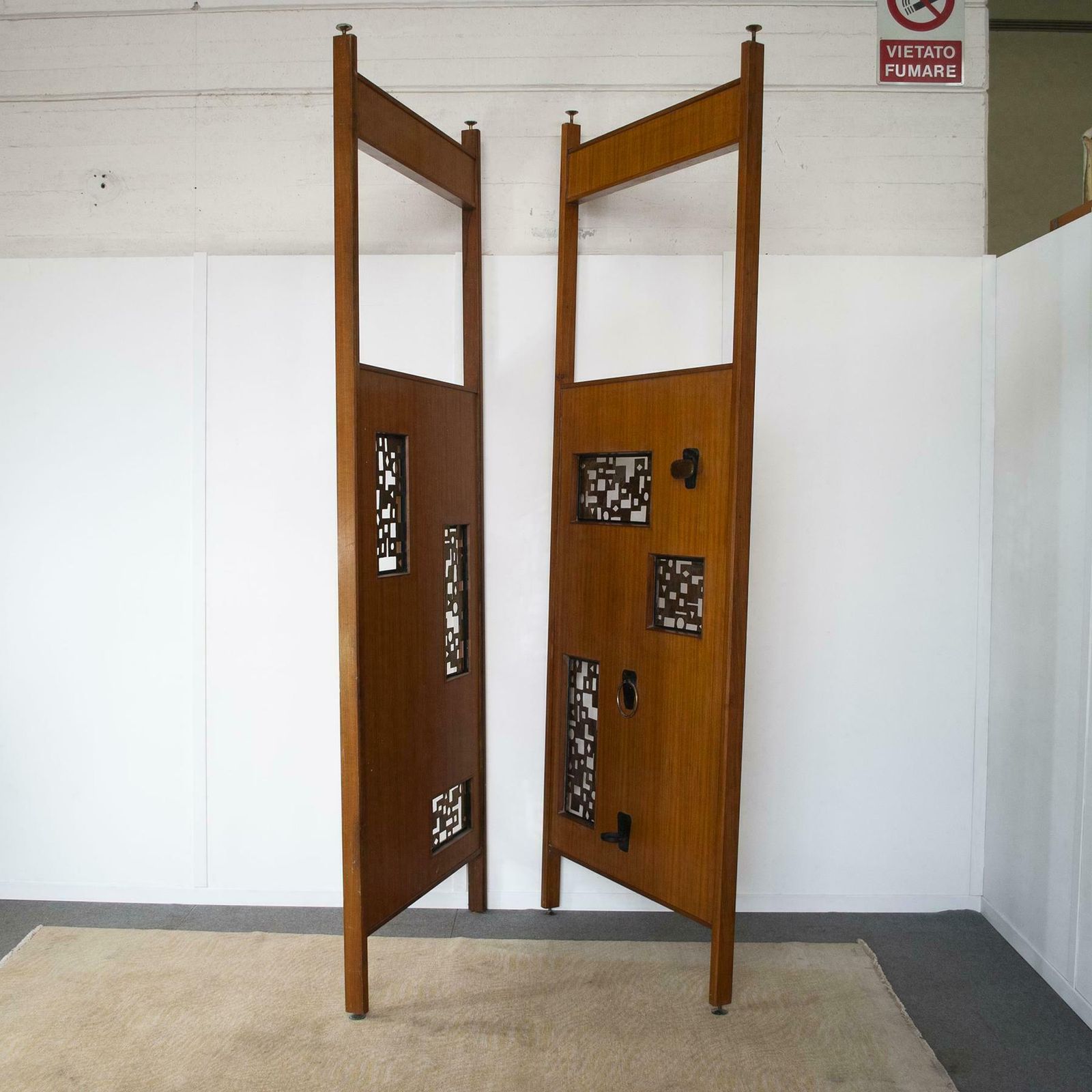 photo furniture Coat Racks Set Of Two Italian Production From The Sixties.