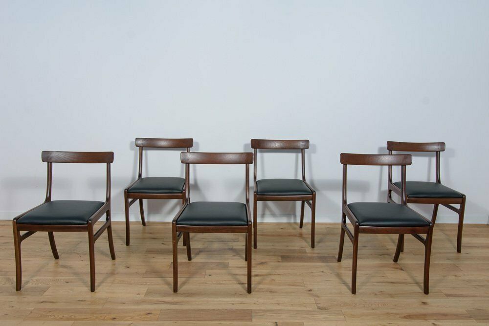 Danish Rungstedlund Chairs By O. Wanscher For Poul Jeppesen Møbelfabrik 1960s Set Of 6 photo furniture