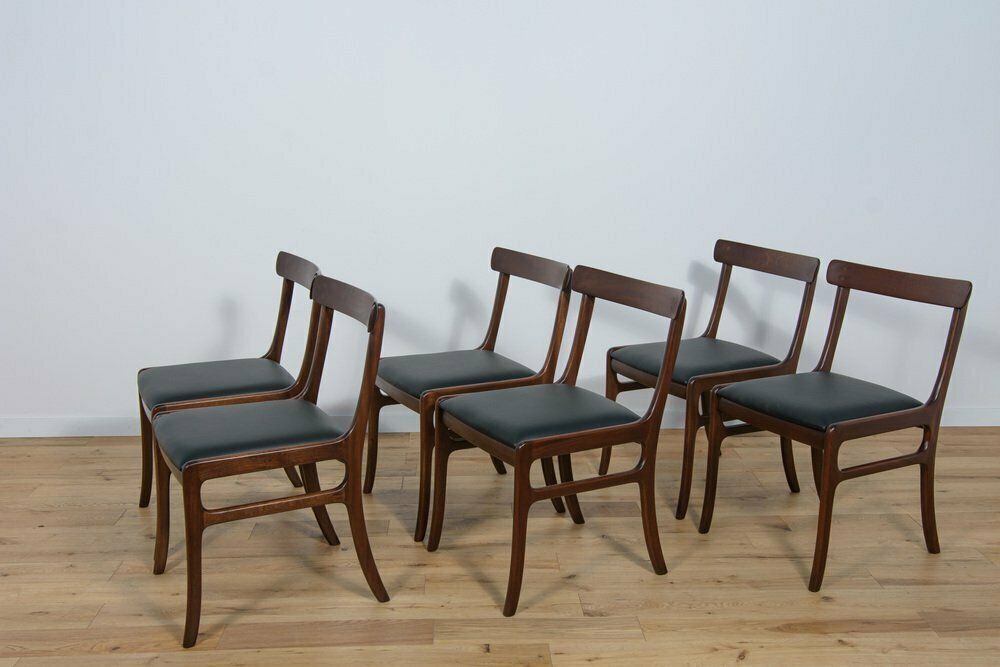 Danish Rungstedlund Chairs By O. Wanscher For Poul Jeppesen Møbelfabrik 1960s Set Of 6 photo 3412.0