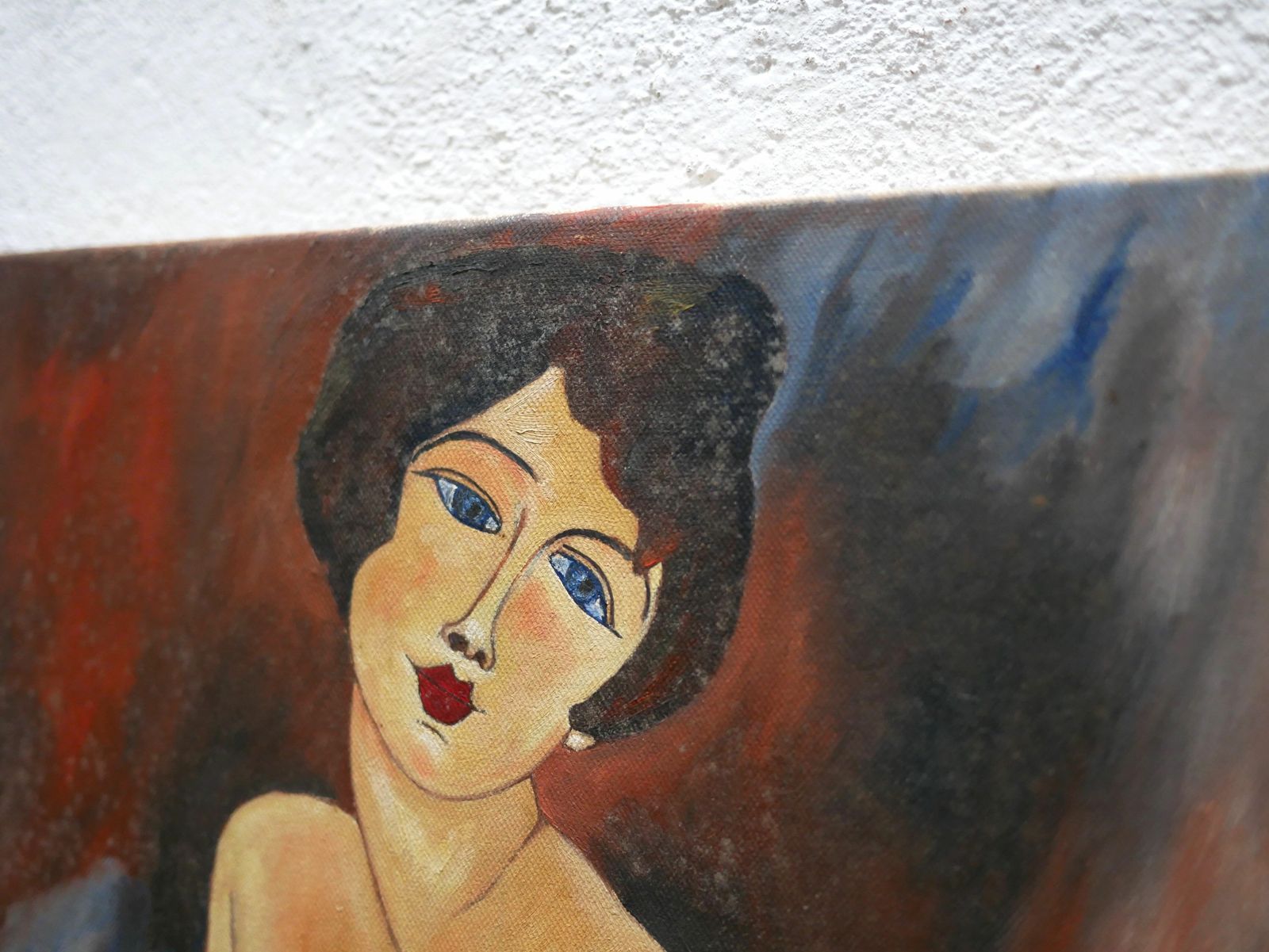 Art Painting Reproduction Amedeo Modigliani Painting On Canvas photo