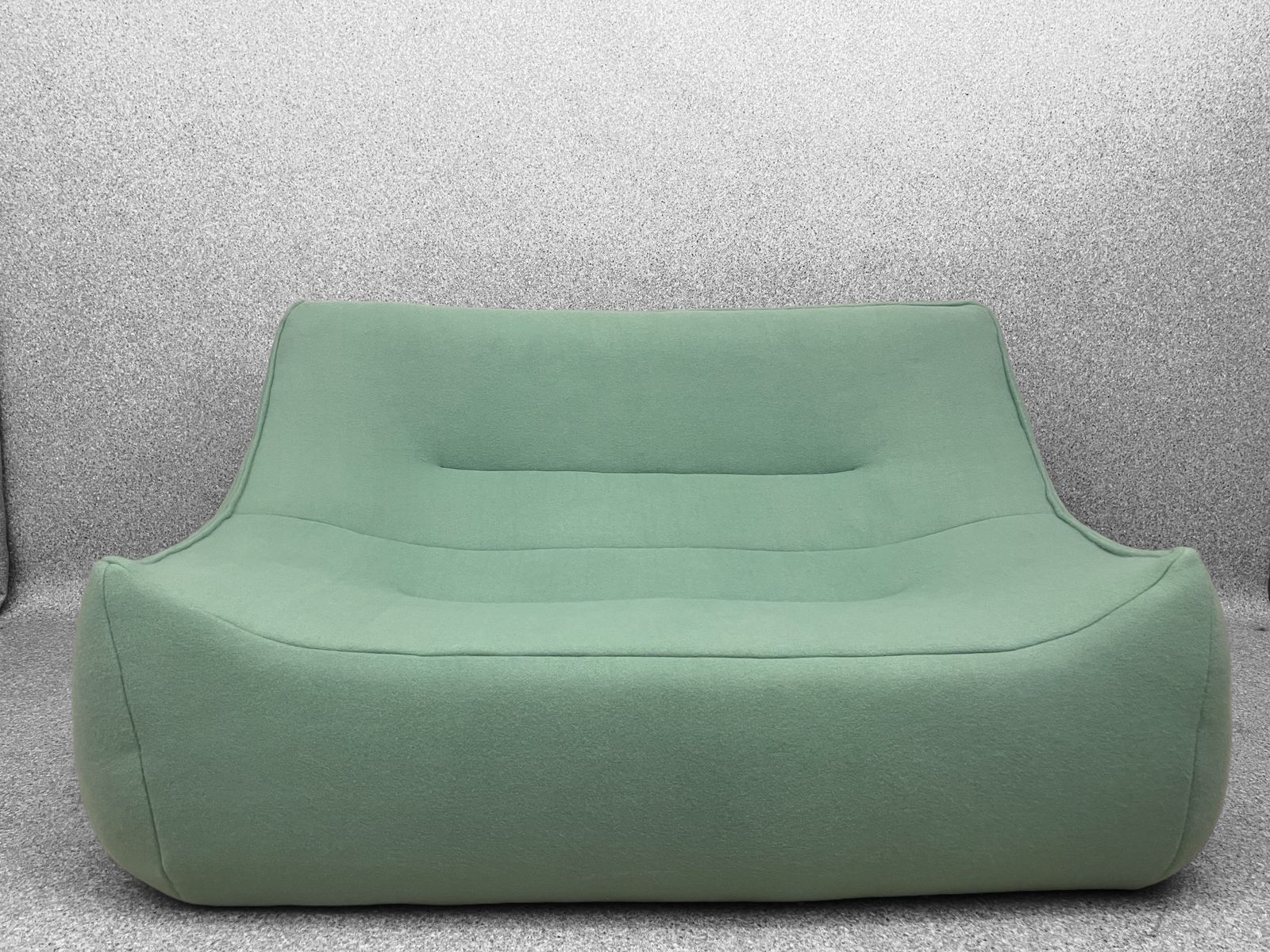Vintage Sake Two Seater Modular Mint Colour Sofa By Ligne Roset photo for sale