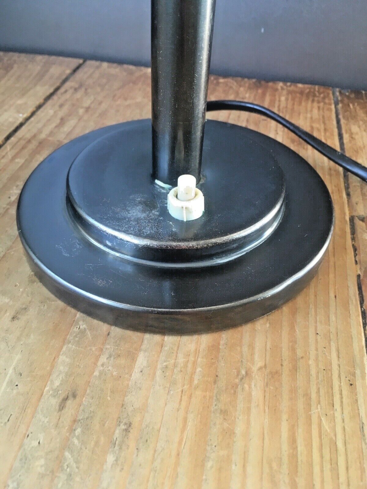 German Art Deco Bauhaus 1930's Mushroom Desk Lamp Space Age Light Not Working photo 275.0