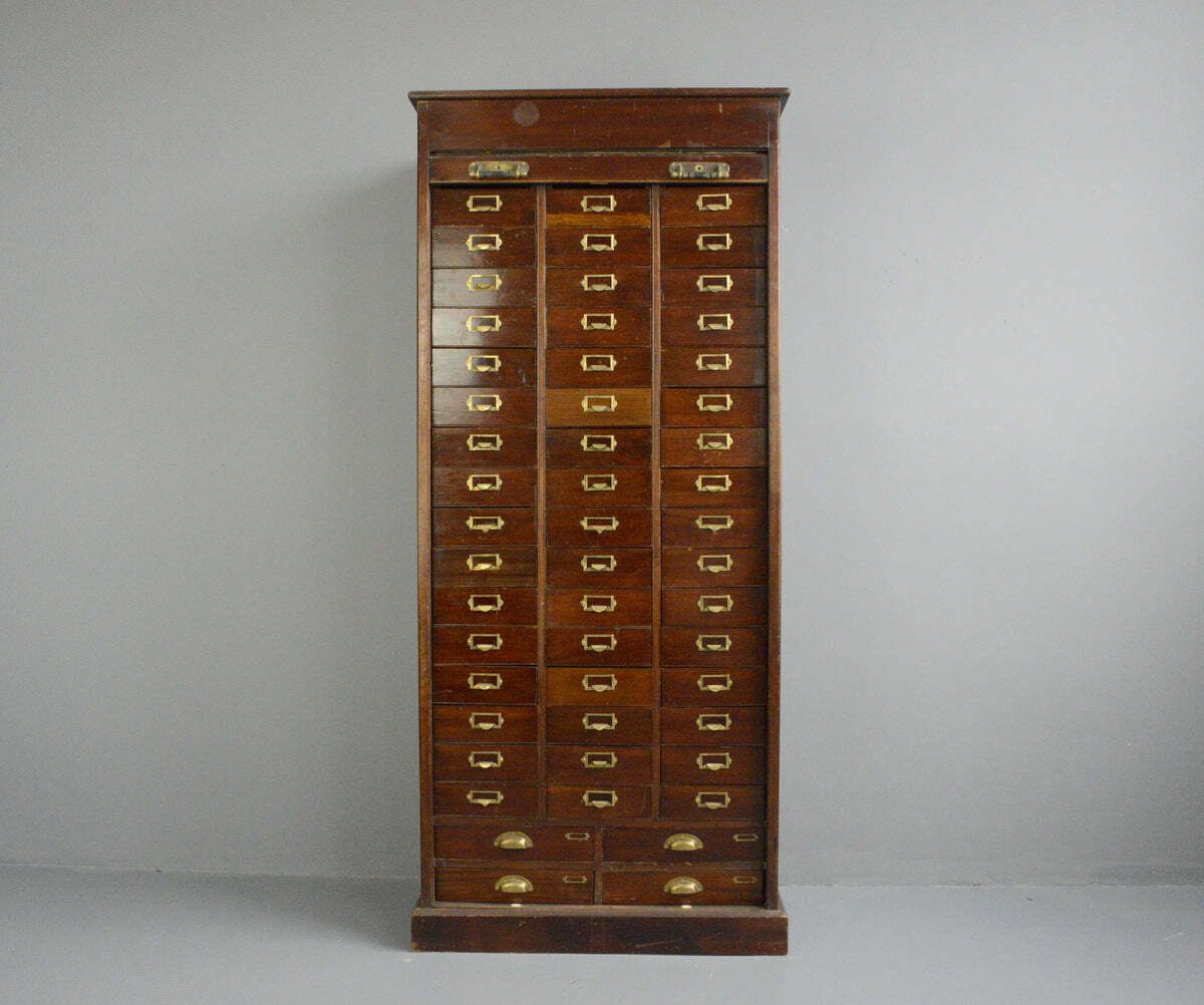 Early 20th Century Mahogany Solicitors Drawers