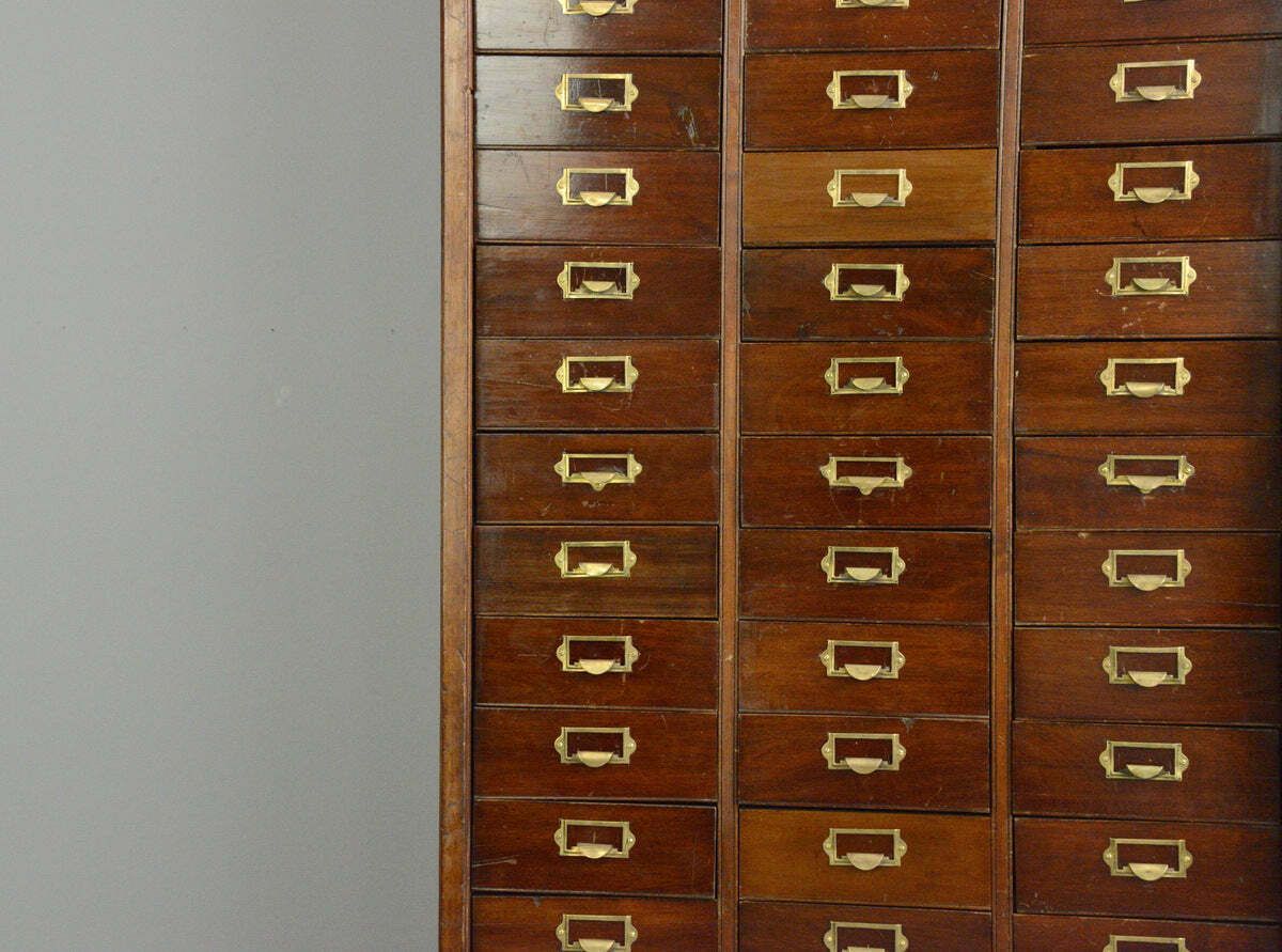 Early 20th Century Mahogany Solicitors Drawers photo Furniture