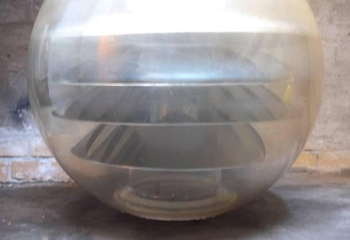 Poul Henningsen / Verner Panton Style Large Ceiling Lamp In Plexiglas photo for sale