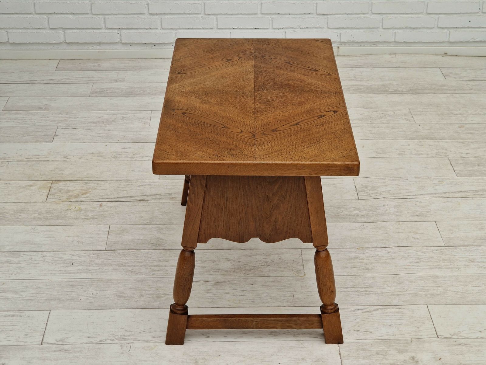 photo buy 1950s, Danish Design, Oak Wood Coffee Table, Original Condition.