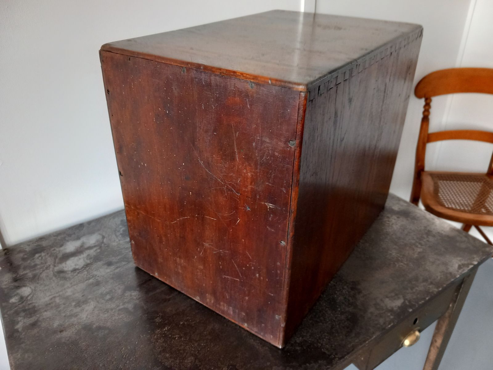 An Oak 3 Drawer Chest, Early 20th Century photo vintage