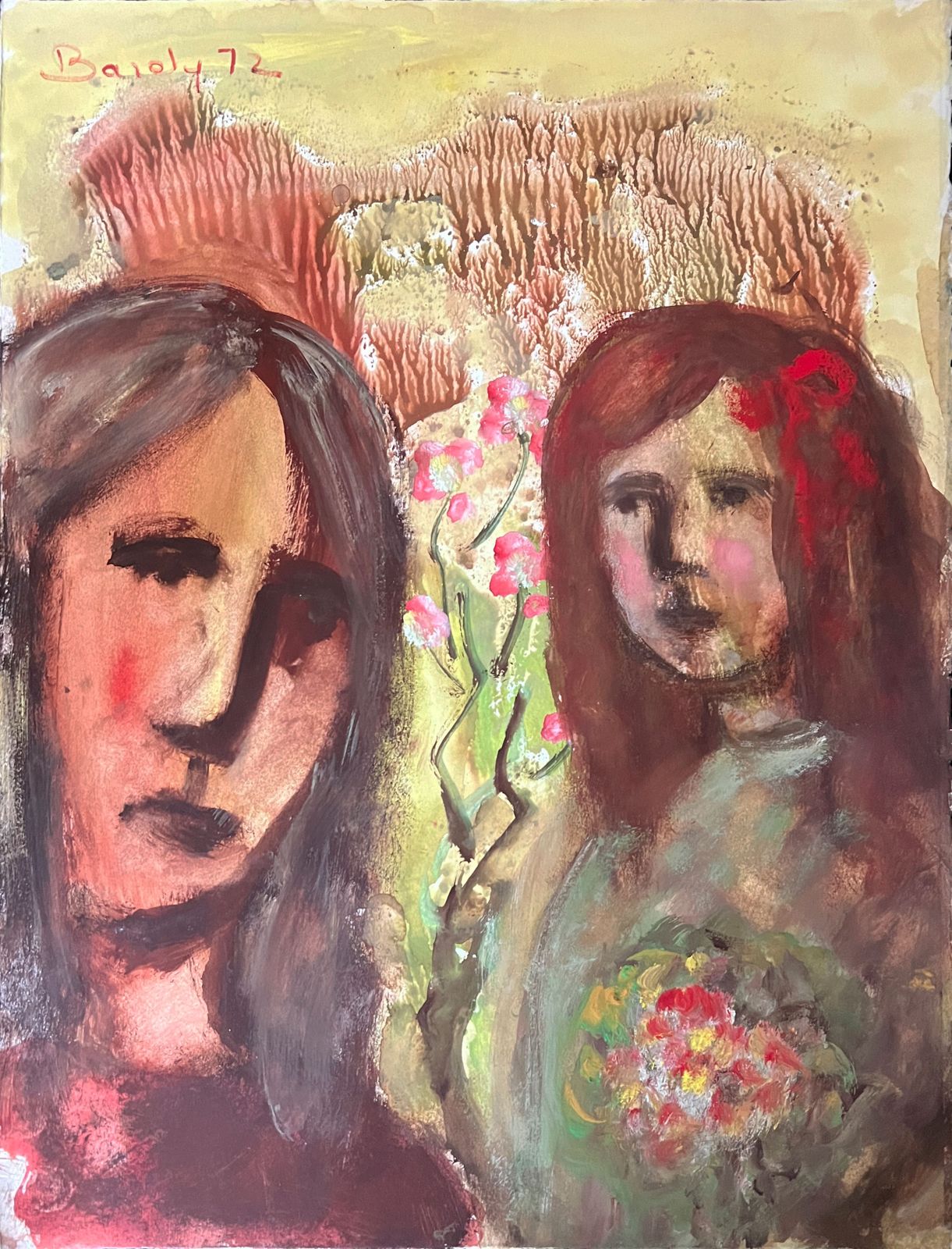 "Mother And Daughter" Van Henriette Barety