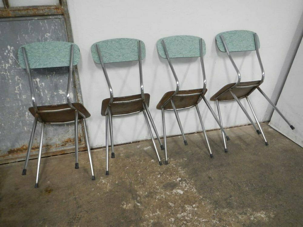 Speckled Green Formic Set, 1960s, Set Of 4 photo for sale