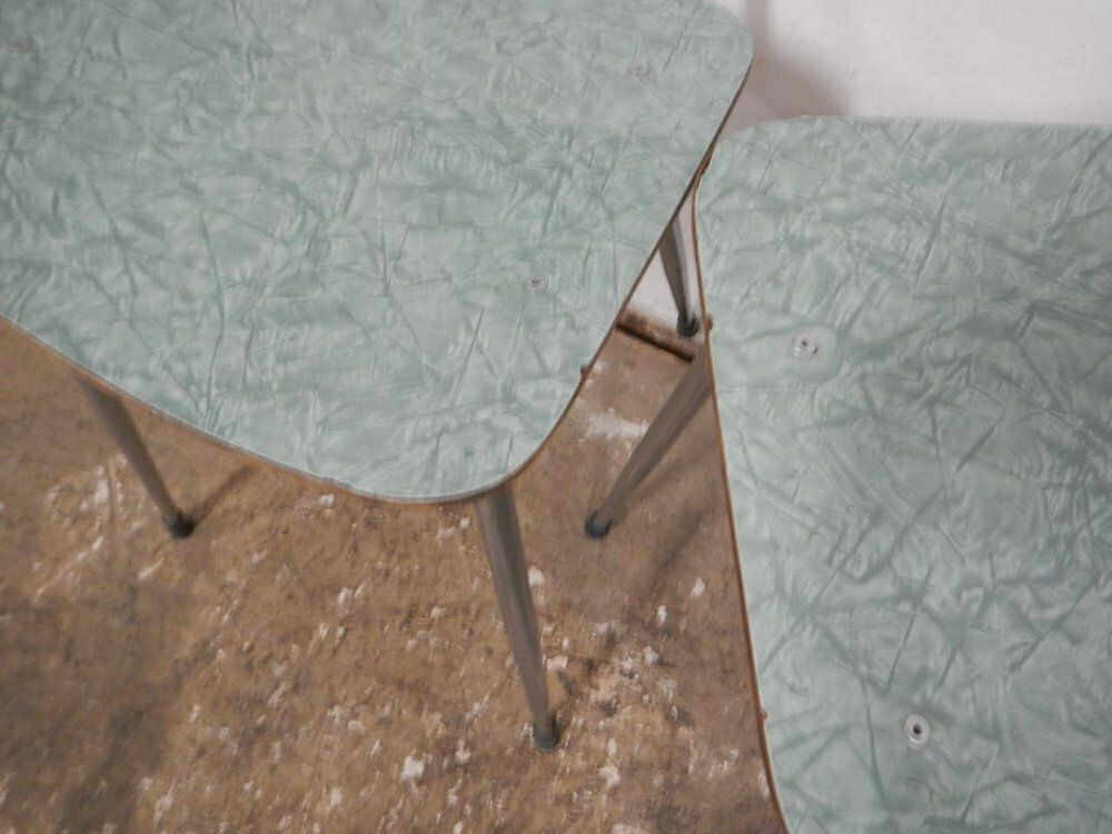 photo furniture Speckled Green Formic Set, 1960s, Set Of 4
