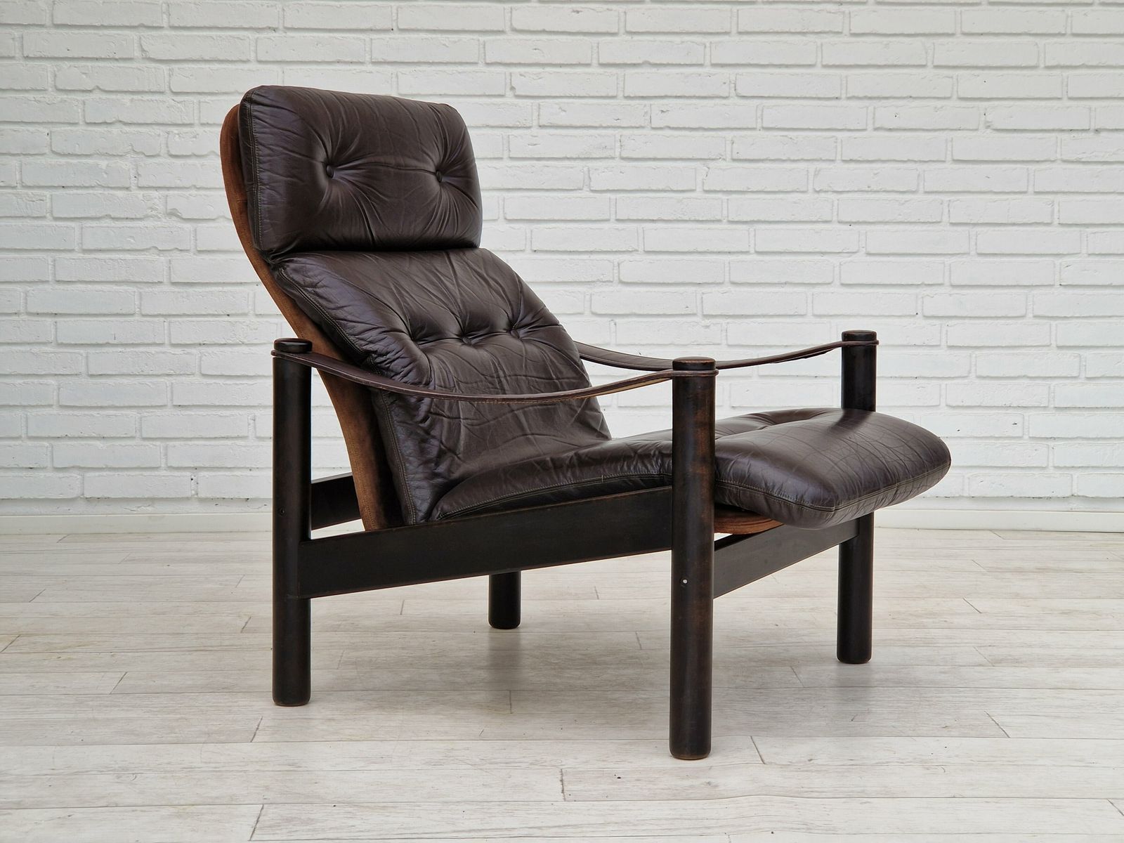 1970s, Danish Design By Ebbe Gehl & Søren Nissen, Lounge Armchair, Original Good Condition.