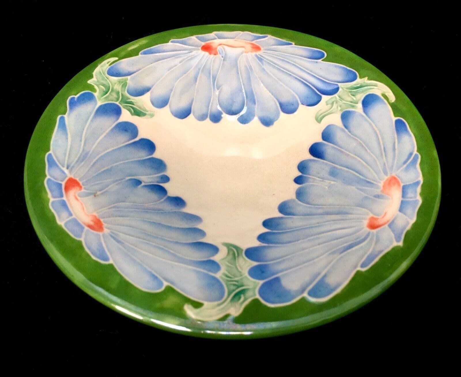Lise B Moorcroft   Pottery Pin Dish Bowl Signed Lbm   Moorland Chelsea Works photo vinterior