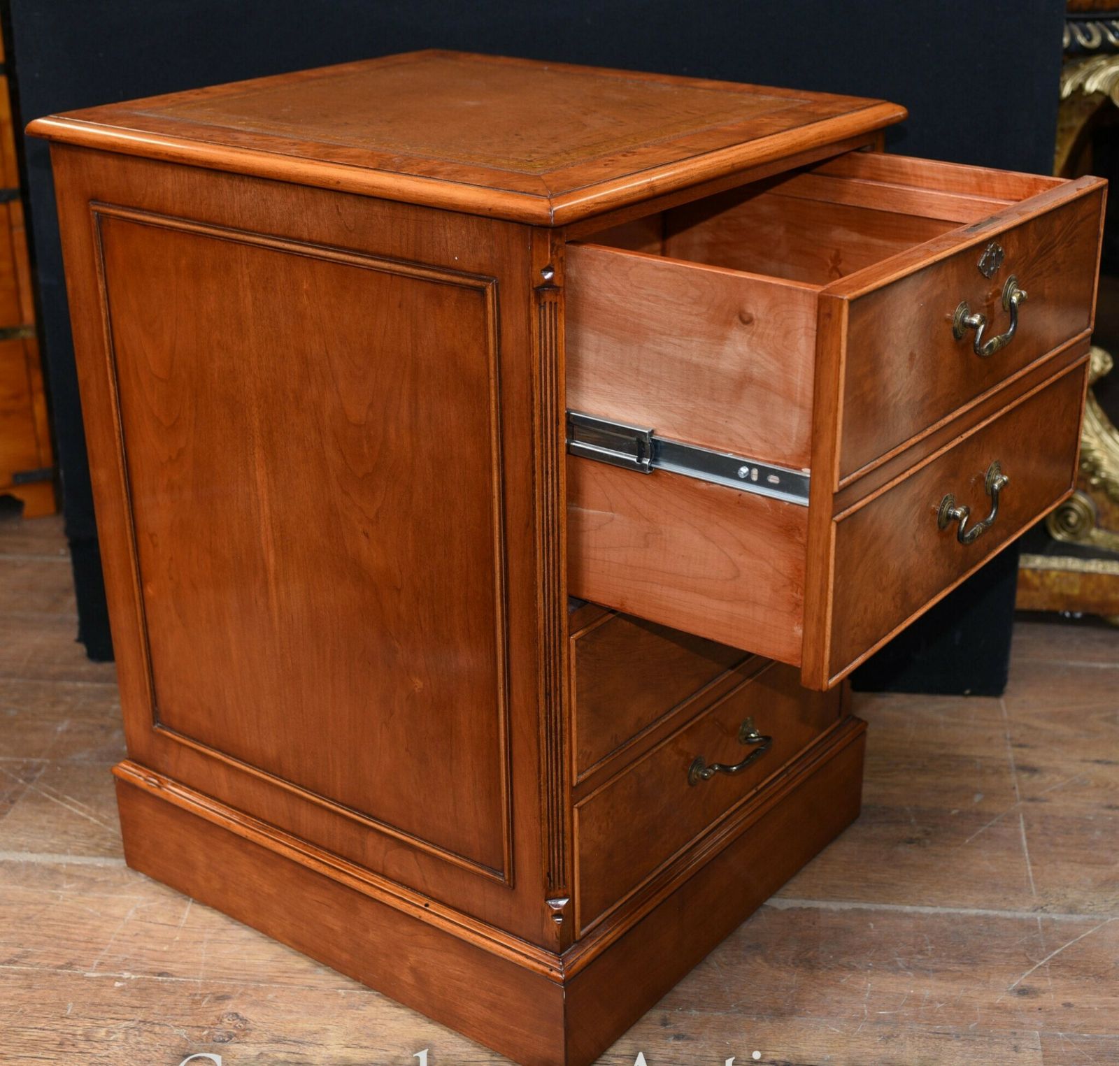 Walnut Filing Cabinet   Regency Chest Drawers photo Furniture