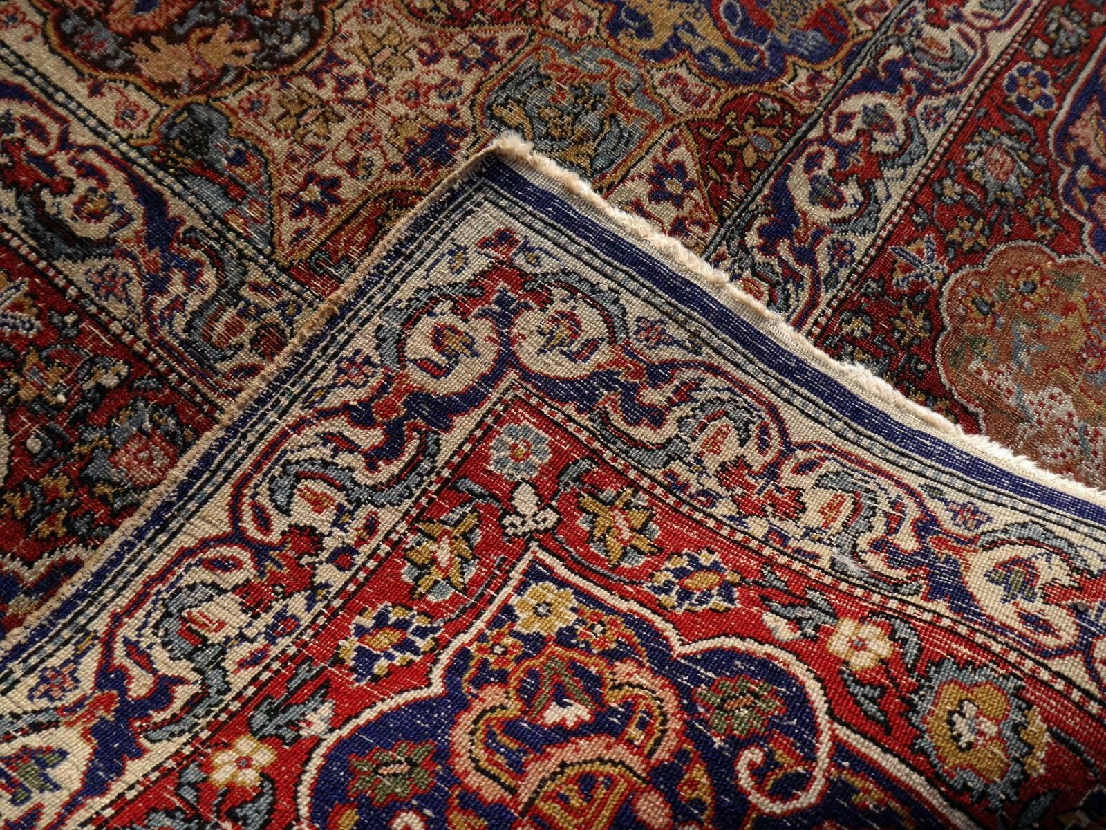 Antique Dragon Rug Hand Knotted In Hereke Turkish Carpet photo vinterior