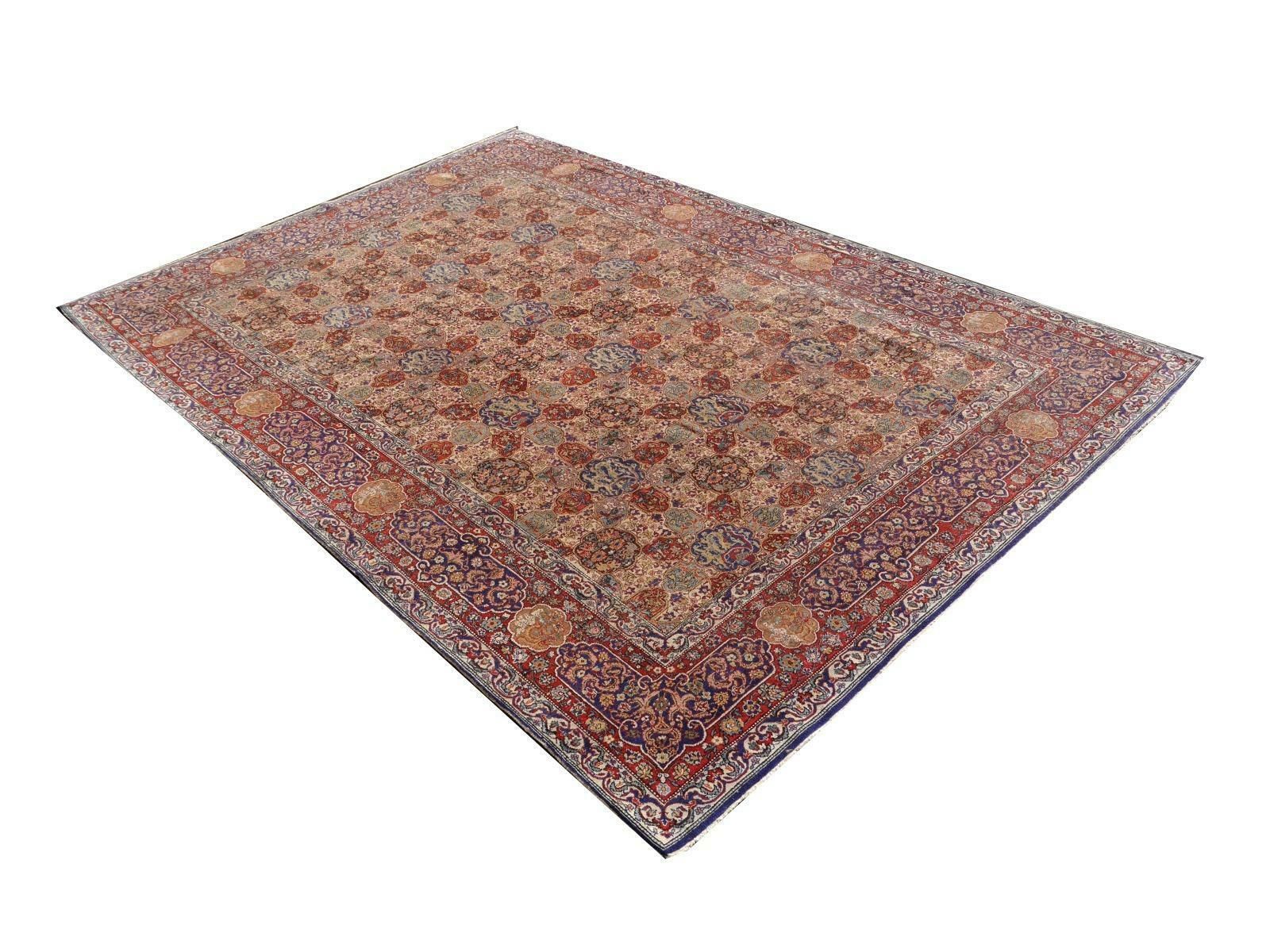 Antique Dragon Rug Hand Knotted In Hereke Turkish Carpet photo vintage