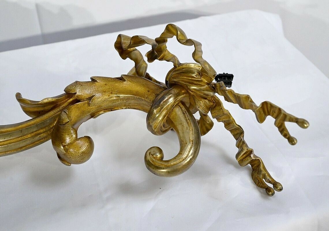 Important Candlestick In Gilt Bronze, Louis XVI Style, Napoleon III Period   Mid 19th Century photo buy