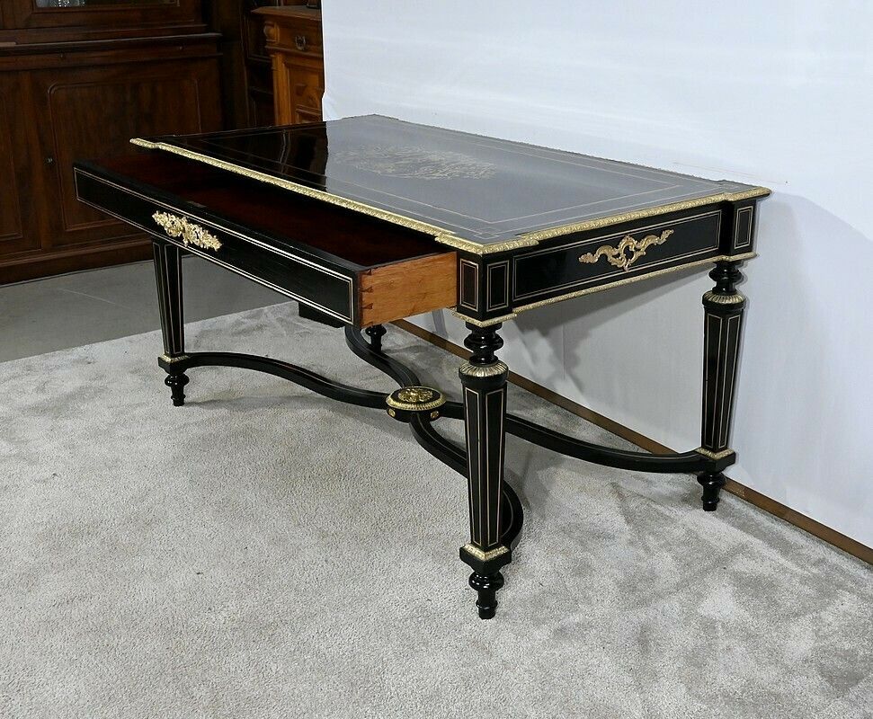 All Sided Desk, Napoleon III Period – Mid 19th Century photo Furniture