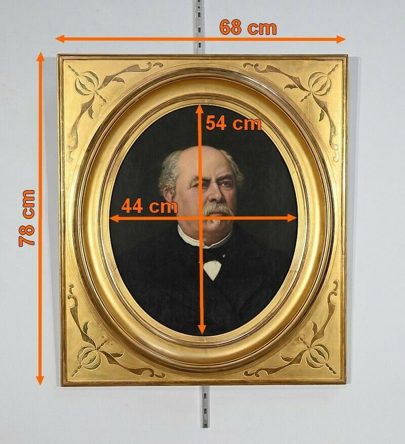 2008.5 Oil On Canvas, Portrait Of Adolphe Nicolas, French School Of The 19th Century photo