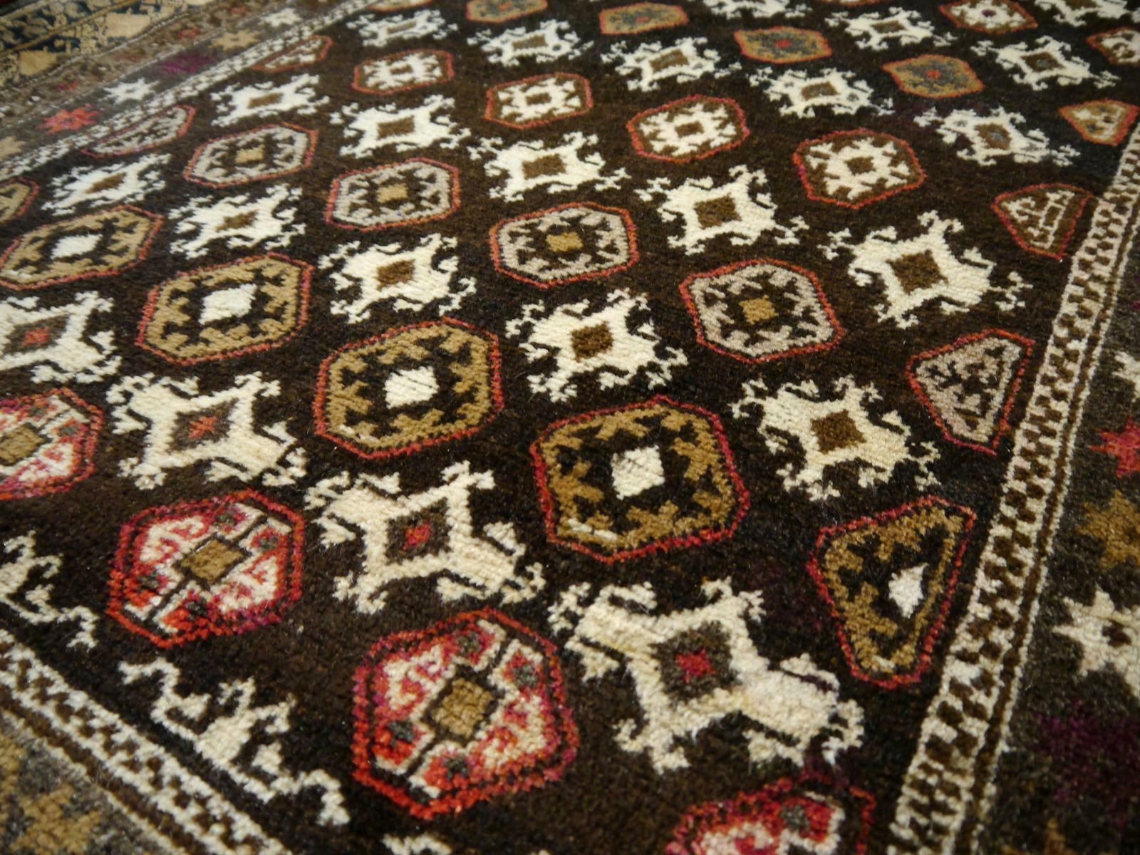 1976.0 Karabagh Rug Hand Knotted In Azerbeijan, Midcentury photo