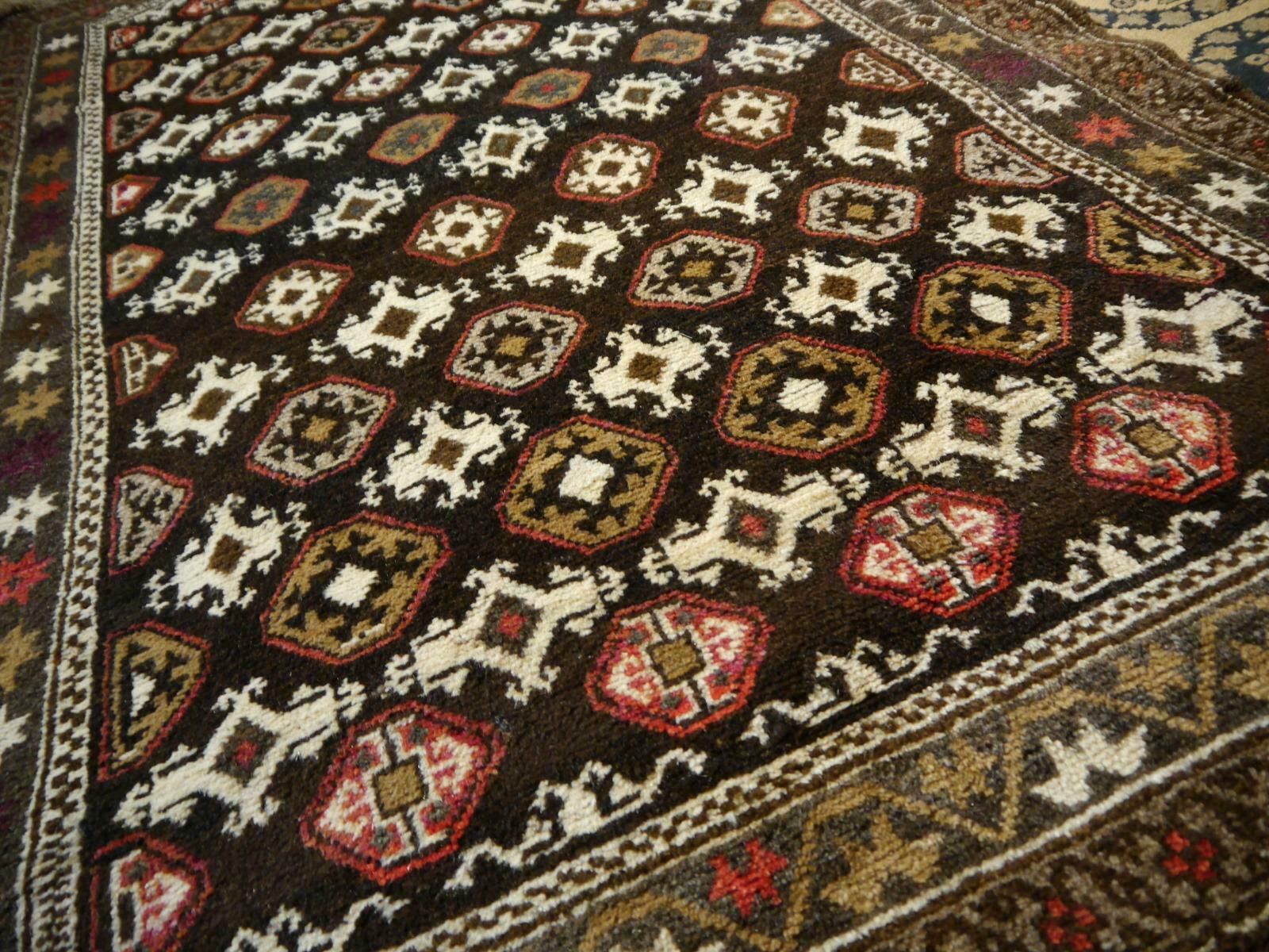 photo buy Karabagh Rug Hand Knotted In Azerbeijan, Midcentury