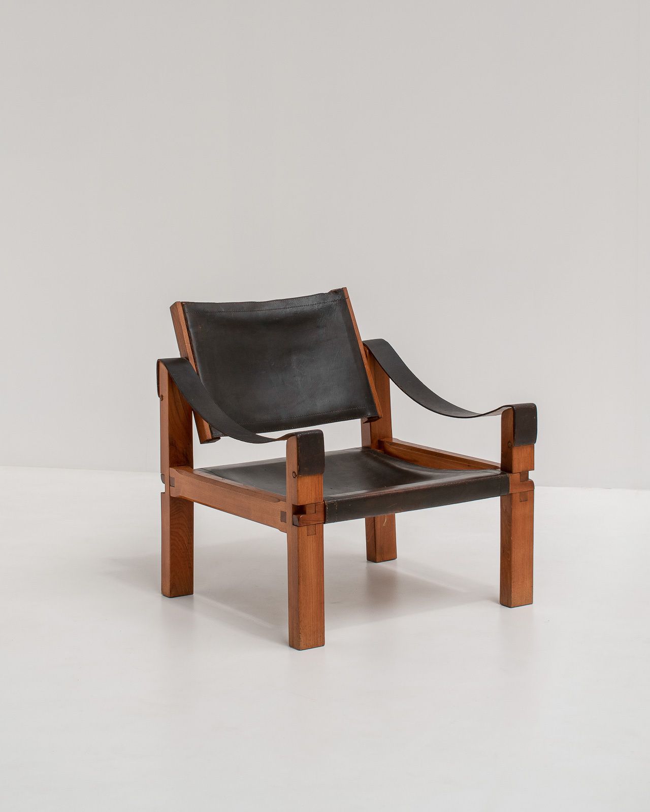 Pair Of Pierre Chapo S10 Lounge Chairs, France, 1960s photo buy