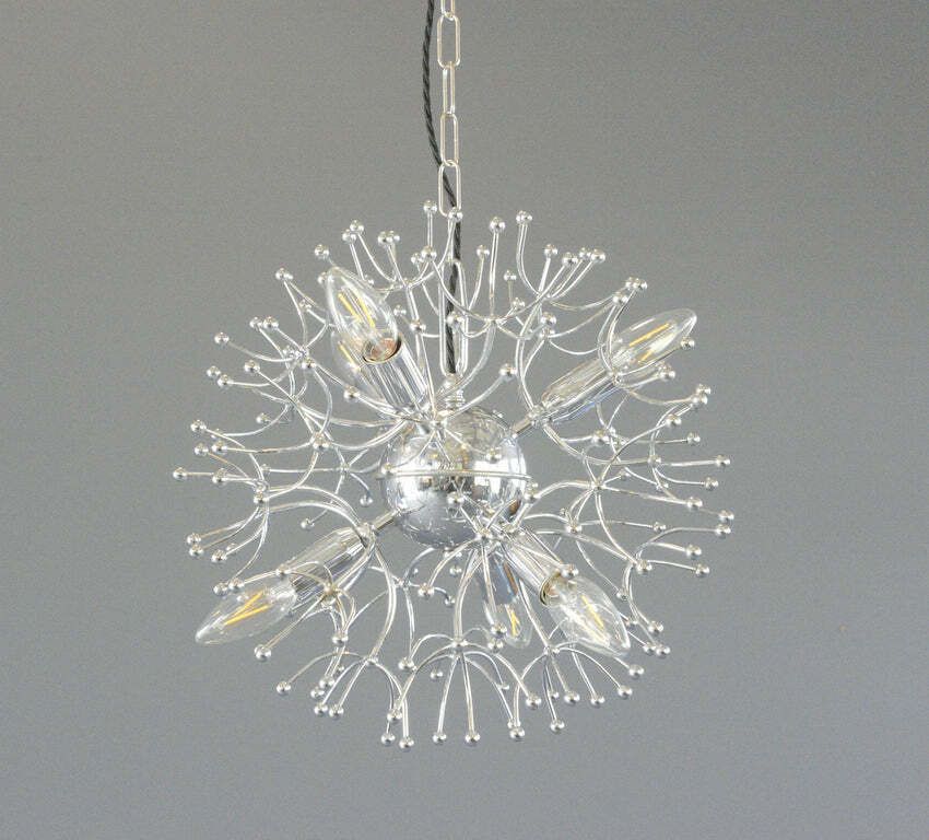 Mid Century Sputnik Pendant Light By Sciolari Circa 1960s photo furniture