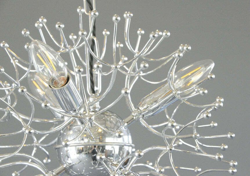 Mid Century Sputnik Pendant Light By Sciolari Circa 1960s photo vinterior