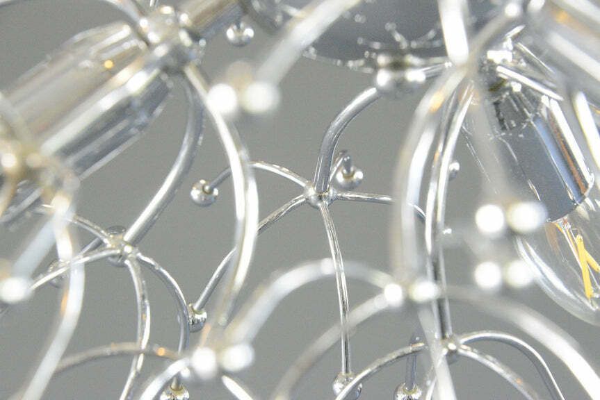 Mid Century Sputnik Pendant Light By Sciolari Circa 1960s photo vintage