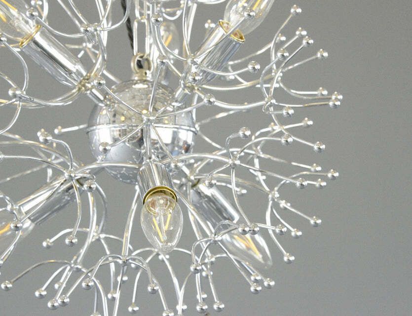 Mid Century Sputnik Pendant Light By Sciolari Circa 1960s photo 695.0