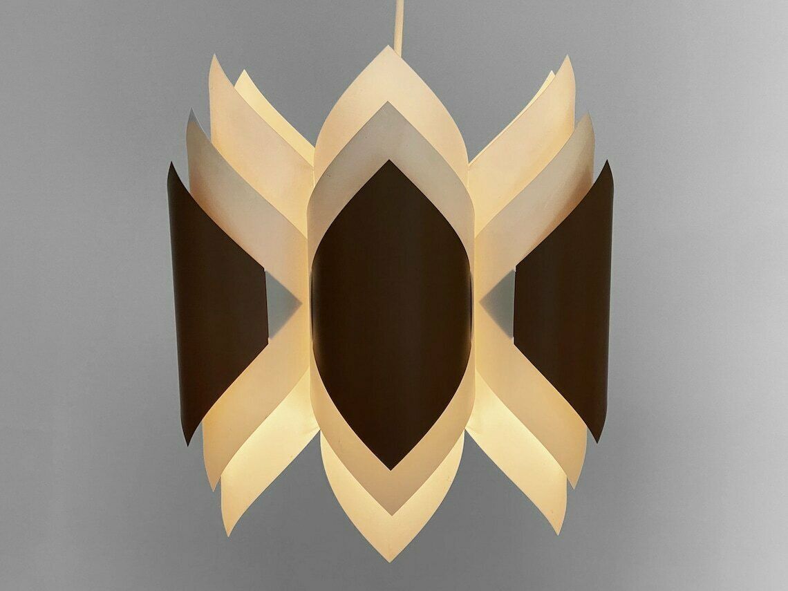 Plastic Sheet Pendant Light "Ballett" By Lars Schiøler For Hoyrup Lighting. Denmark 1970s photo furniture
