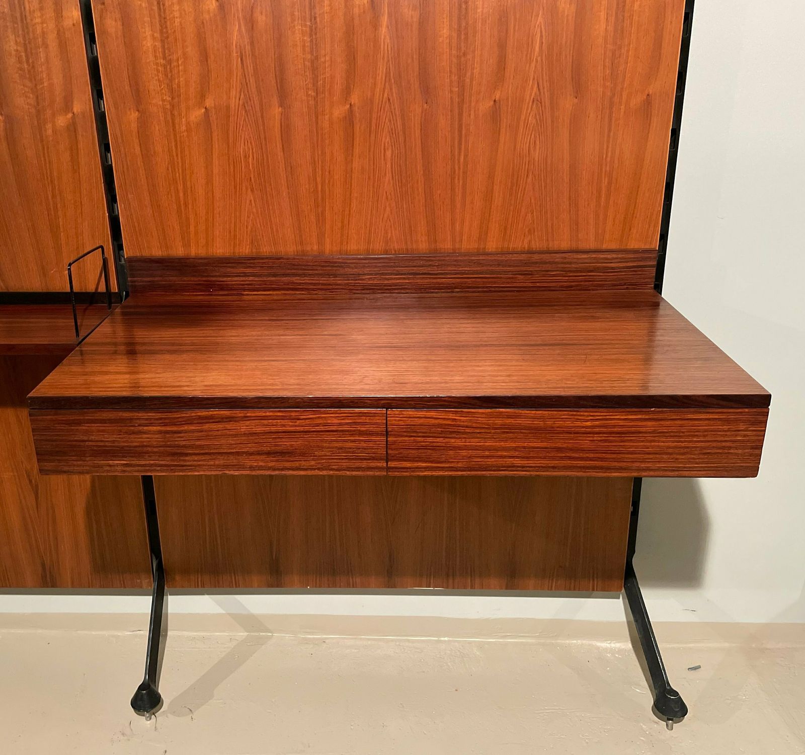 1960s Teak Urio Modular Library By Ico & Luisa Parisi For Mim, Italy, Set Of 2 photo vinterior