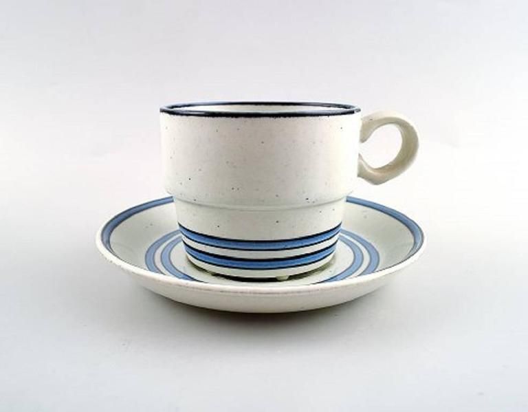 Stig Lindberg, Gustavsberg, Five Sets Of "Darts" Coffee Cups photo furniture