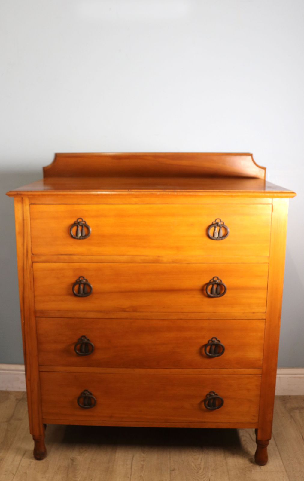 A Lovely Late Victorian American Walnut Chest.