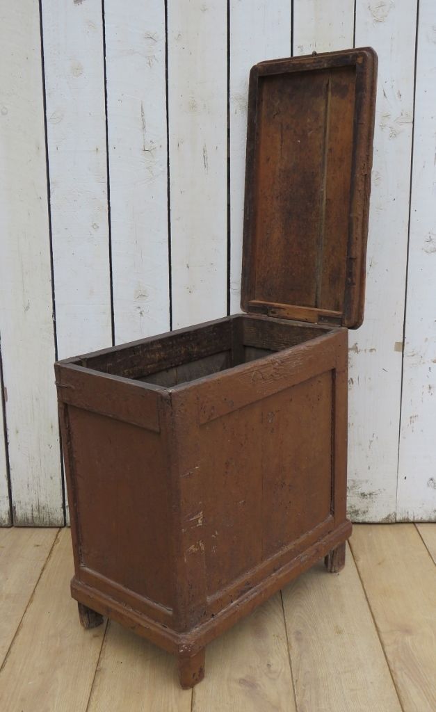 Antique English Metal Top Side Table photo for sale