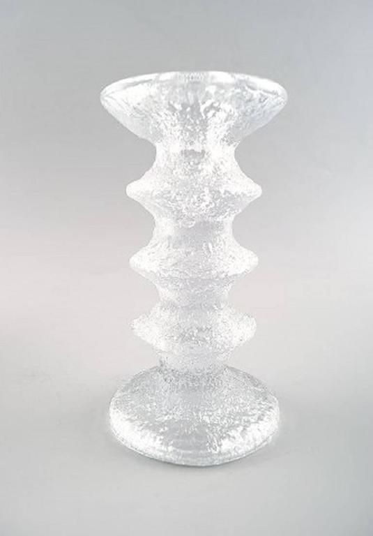 Four Iittala Festivo Candlesticks, Design Timo Sarpaneva, Finland, 1980s photo Home Decor