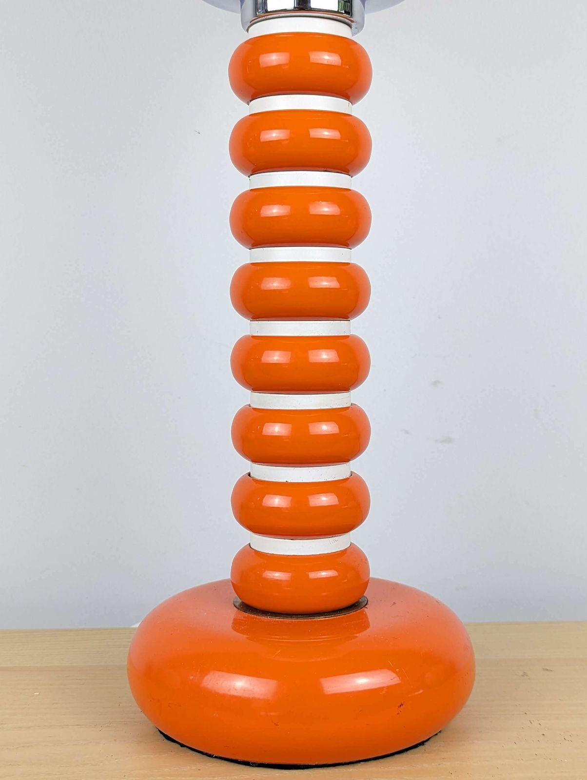 Fabulous Italian Mid Century Lamp With An Opaline Lamp Shade With An Enamel Base photo Lighting