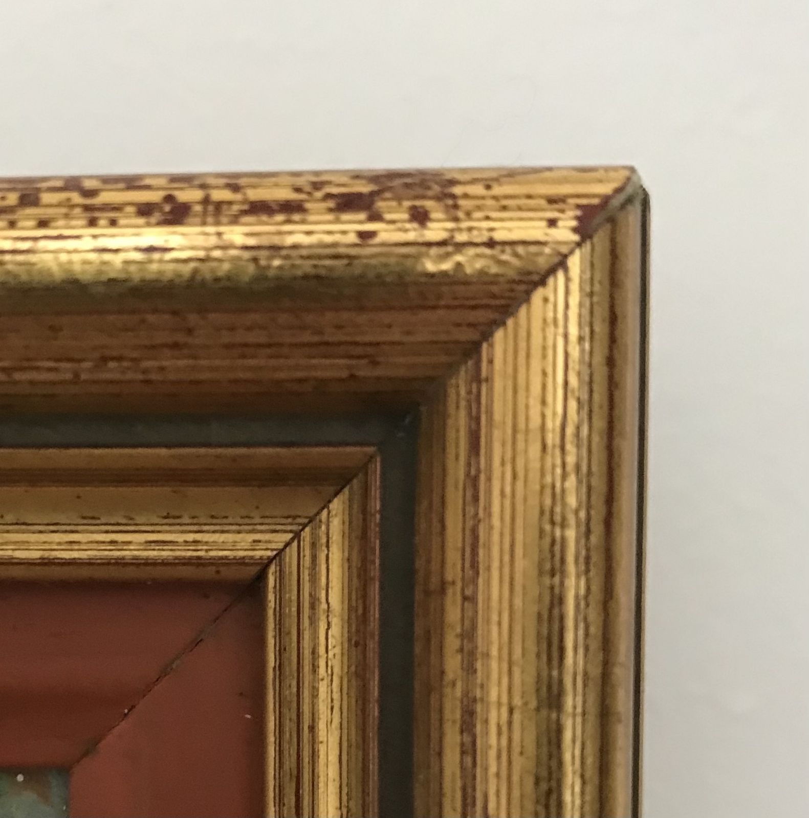 photo furniture Naive Original Oil On Board Painting Of Arts And Crafts Red Brick Buildings