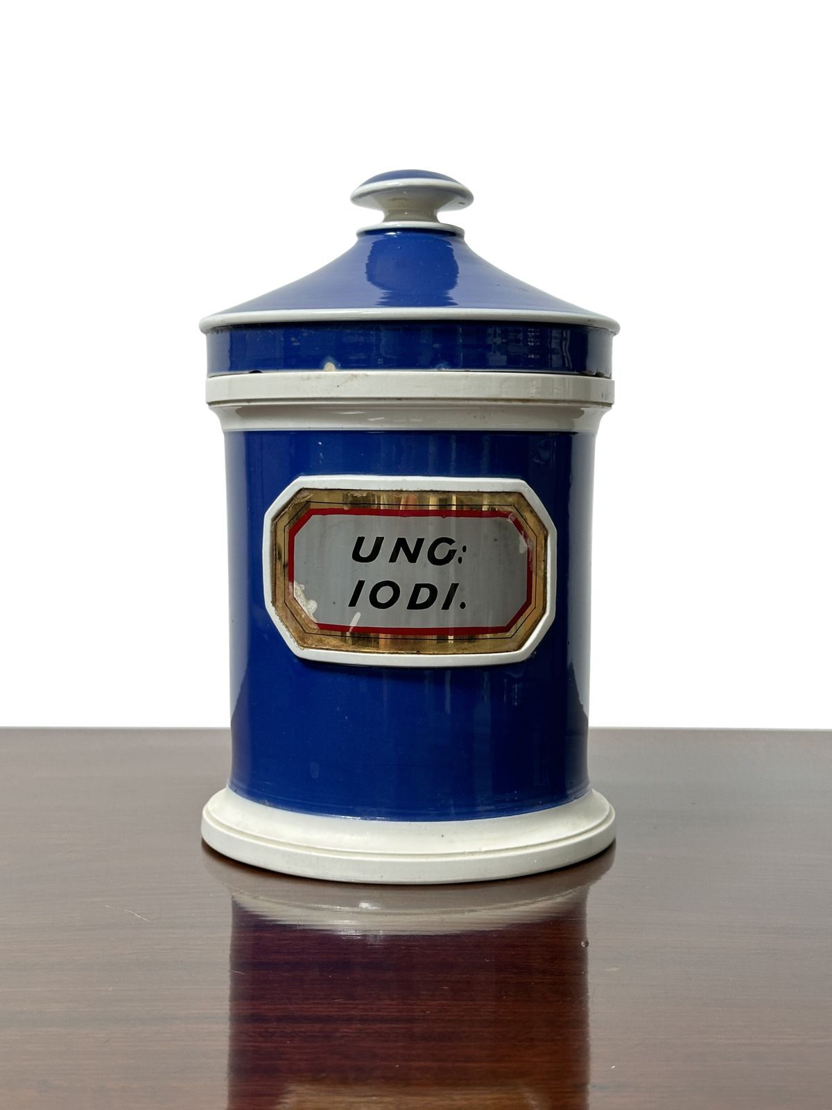 Victorian Ceramic Apothecary Chemist Medicine Medical Shop Display Bottle Jar